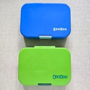 YUMBOX Set Of 2 Bento Lunch Boxes 6 Compartments